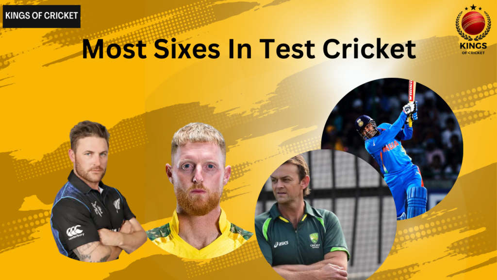 Most Sixes In Test Cricket