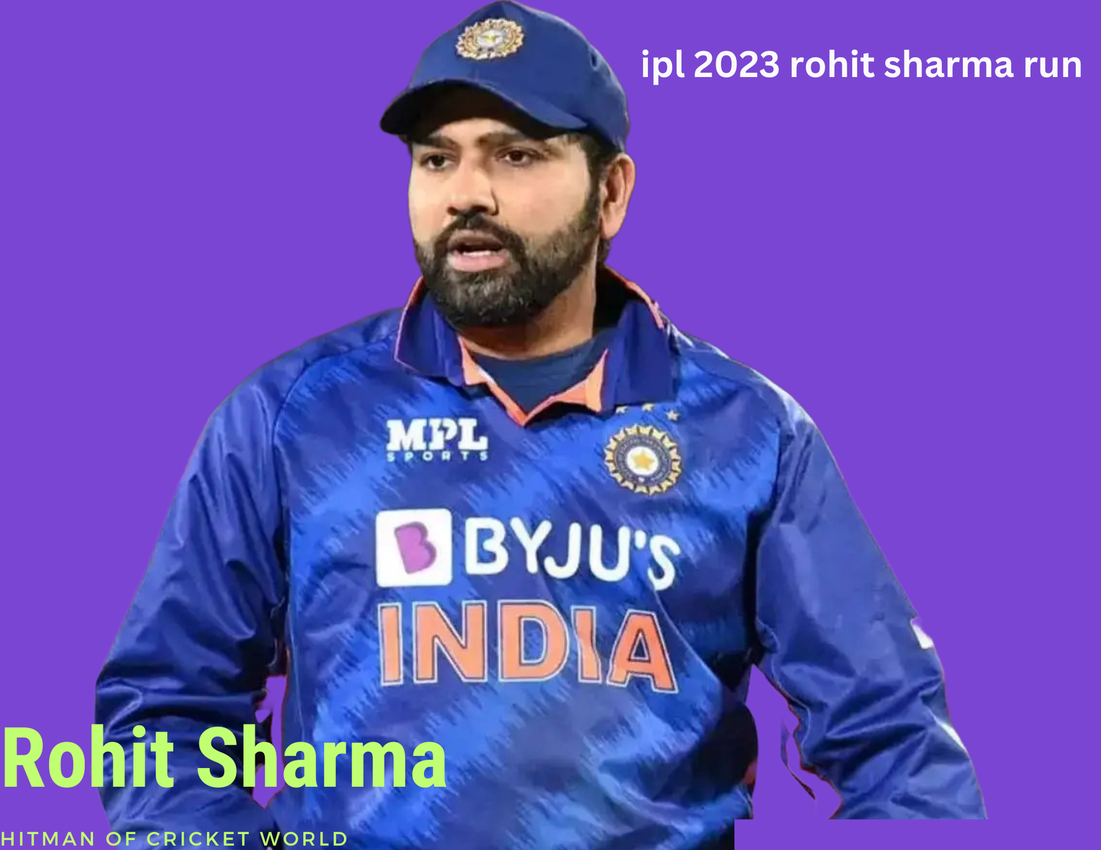 ipl 2023 rohit sharma run